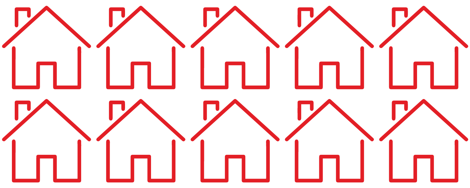 Ten homes
